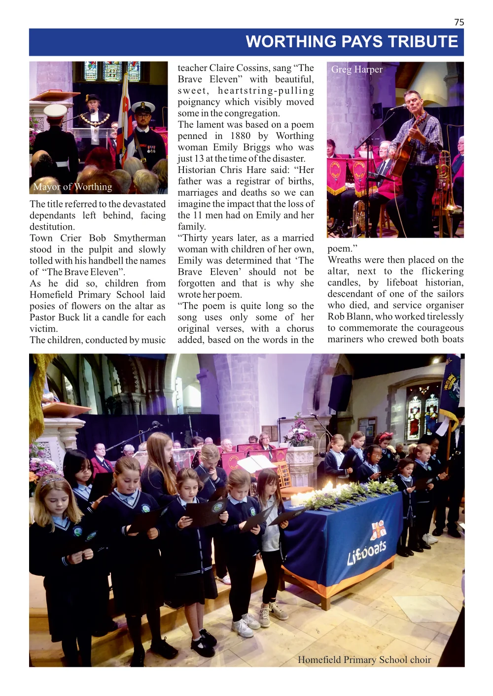 Special Remembrance Service