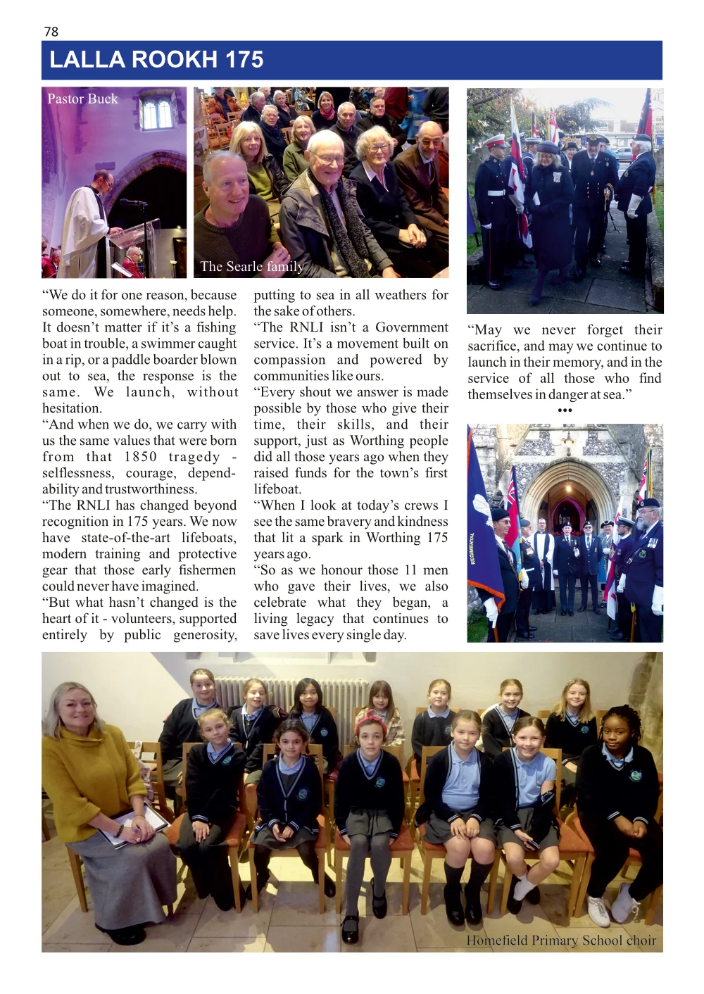 Special Remembrance Service